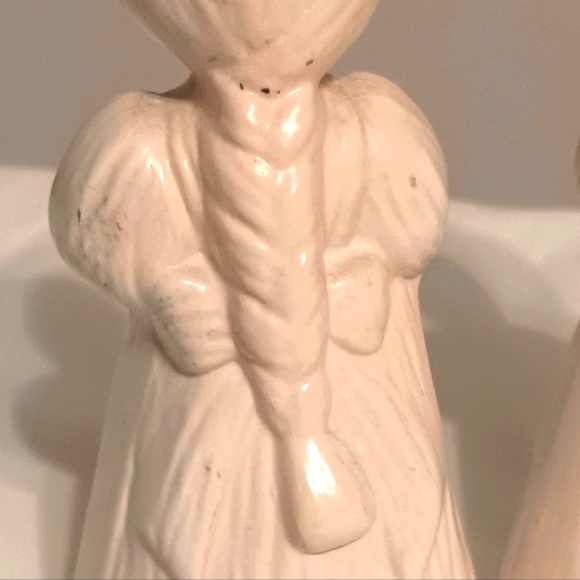 VTG ROB ROY Ceramic CORNHUSK DOLLS/Girls SALT & PEPPER Shaker Set/DECOR EUC - Picture 7 of 10